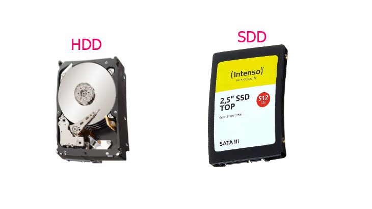 Диски HDD и SSD для хранения информации